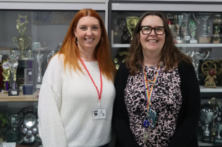 Vicky visits Thurstable School to speak with class 10R about First Give project